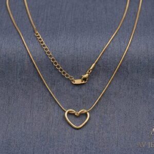 The Infinity Love Heart Pendant Chain (Antitarnish)
